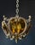 Vintage Brass and Glass Pendant Light, 1960s For Sale - Image 13 of 14