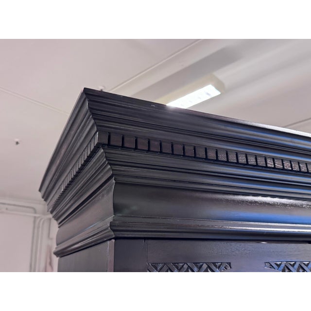 Antique Modular Double Mirror Wardrobe For Sale - Image 9 of 12