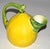 Ceramica Franco Pozzi Mid-20th Century Artisan Made Lemon Pitcher Ceramic Majolica Yellow Green Italy For Sale - Image 4 of 16