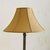 Art Deco 1940s French Iron Rope Motif Floor Lamp with Linen Shade For Sale - Image 3 of 8
