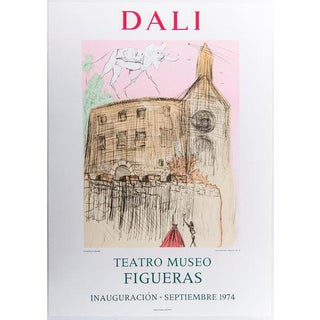 Gala's Castle 12 Tribes of Israel Lithographic Poster by Salvador Dali, 1974 For Sale