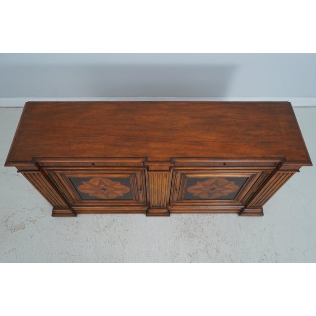 Ethan Allen Marquetry Continental Mahogany Sideboard For Sale In Philadelphia - Image 6 of 18