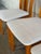 In Style of Skovby Teak High-Back Upholstered Dining Chairs Set of 4 Danish Vintage 1980s For Sale In Los Angeles - Image 6 of 9