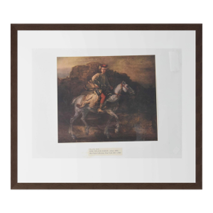 The Polish Rider (C. 1655) Attributed to Rembrandt – Fine Art Museum Print Reproduction