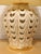 Ceramic Mid 20th Century Scallop Glow White Ceramic Table Lamp With Tapered Shade For Sale - Image 7 of 7