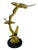 Mid-Century Modern Mid-Century Modern Brass and Marble "Birds in Flight" Table Sculpture, Attributed to C. Jeré For Sale - Image 3 of 12