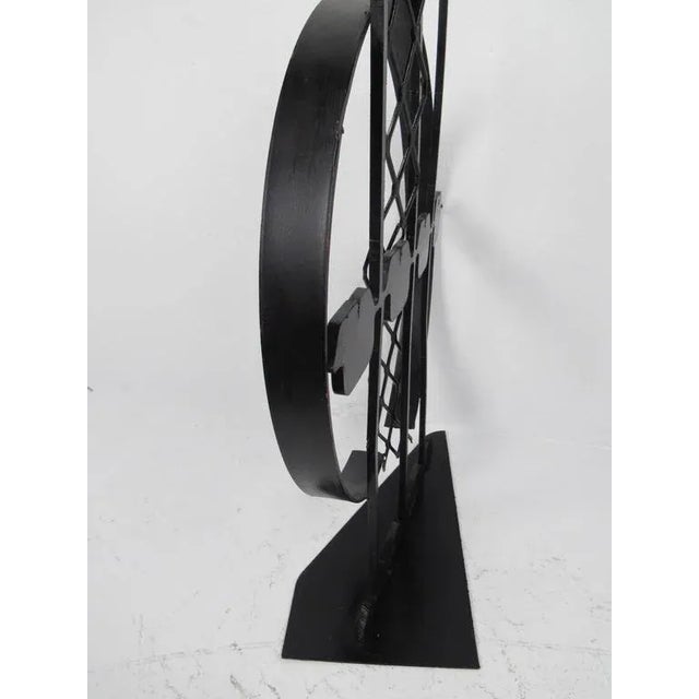 Metal Brutalist Modern Sculptural Art For Sale - Image 7 of 8
