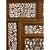 Chinese Cow Ox Cranes Motifs Wood Wall Panel Window Screen For Sale - Image 11 of 14