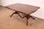 Brown Baker Furniture Style French Regency Walnut and Burl Wood Double Pedestal Extension Dining Table, Newly Refinished For Sale - Image 8 of 14