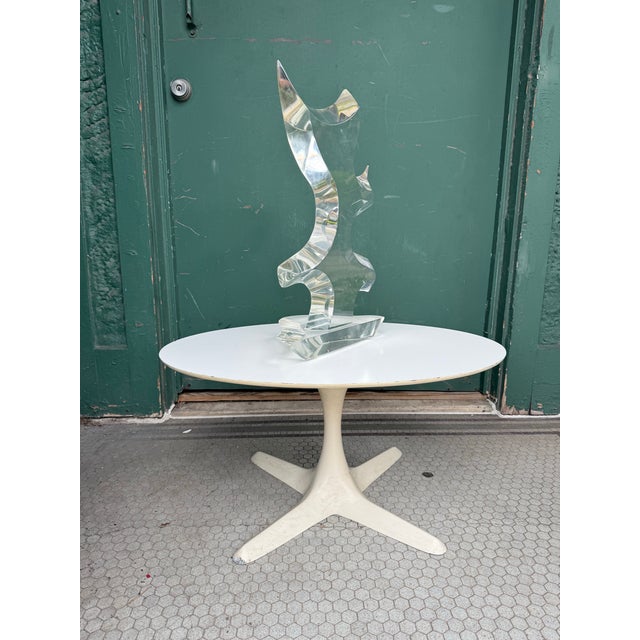 1960s Midcentury Lucite Abstract Sculpture Bird by Hivo Van Teal For Sale - Image 5 of 11