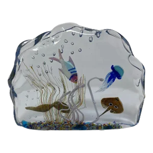Beautiful Glass Aquarium From Murano