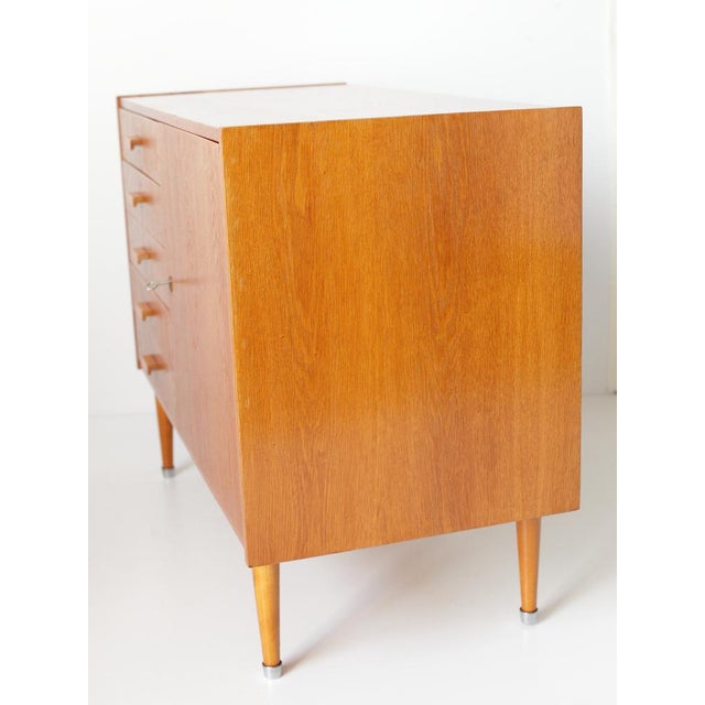 Mid-Century Oak Sideboard and Bookcase, Former Czechoslovakia, 1962 For Sale - Image 13 of 18