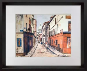 Maurice Utrillo Limited Edition Lithograph Sign W/Frame Included