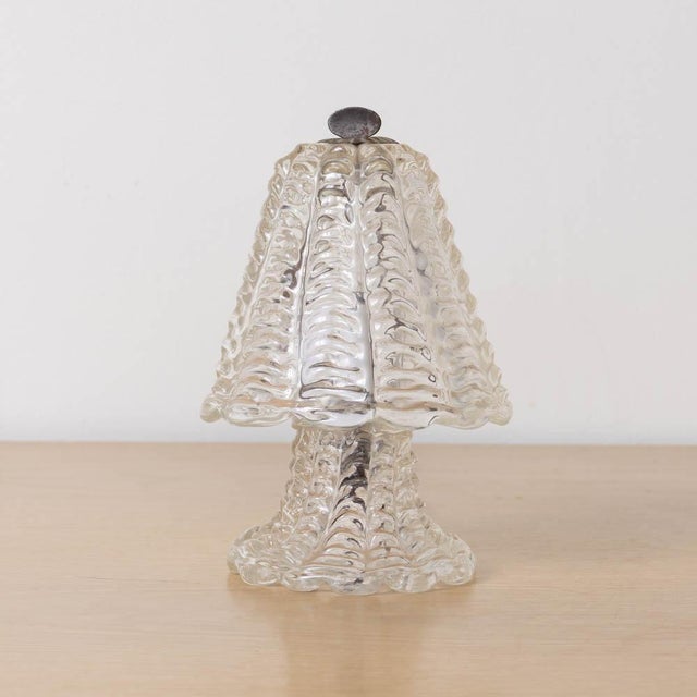 1940s 1940s Petite Murano Glass Lamp For Sale - Image 5 of 12