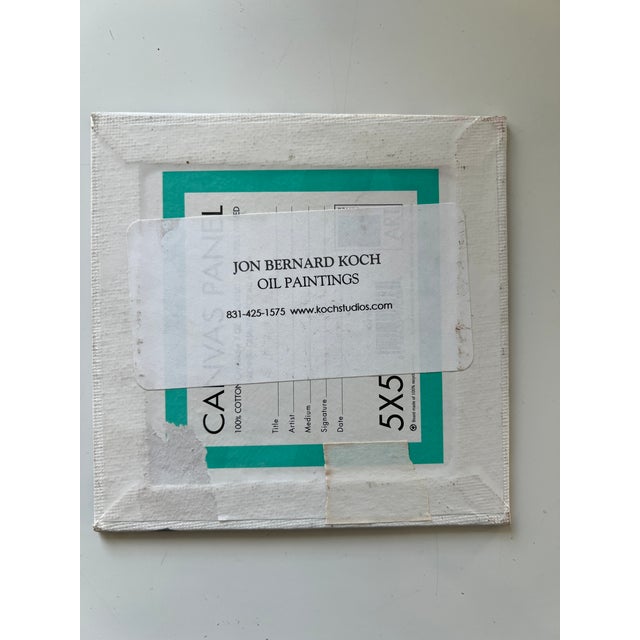 Charming, small still life painting on canvas wrapped board. By highly collectable Jonathan Koch . Jonathan Koch was born...