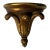 Vintage Petite Italian Florentine Gilt Wall Bracket Shelf For Sale
