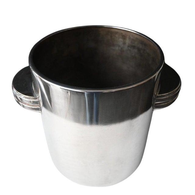 Art Deco Silver Metal Wine Bucket by Quist For Sale - Image 5 of 11