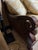 Rachlin Classics “Susan” Carved-Wood and Cane Upholstered Settee For Sale - Image 4 of 5