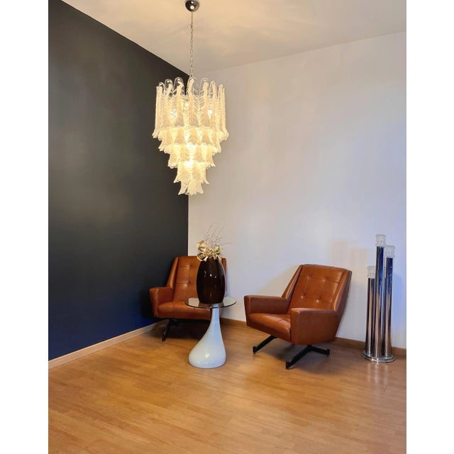 Vintage Italian Murano Chandelier in the style of Mazzega, 1990s For Sale - Image 15 of 18