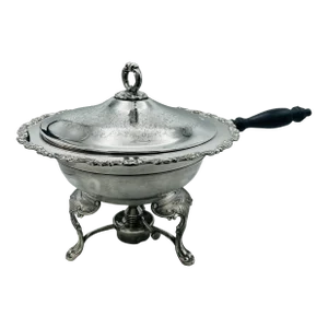 Vintage Silverplate Serving Dish With Warmer