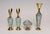Mid-Century Modern Collection of Four Vintage Dutch Delftware Porcelain and Brass Vessels and Ewers For Sale - Image 3 of 18