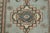 Vintage Turkish Area Rug, Soft Pink and Blue, Handwoven Wool For Sale - Image 9 of 10