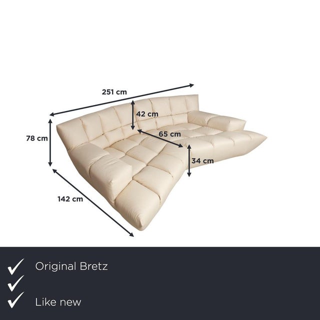 The Bretz Cloud 7 lives up to its name: this sofa is known for its playful design with upholstered segments quilted in...