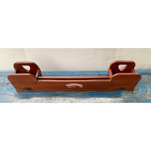 Wood Rancho Monterey Desk Organizer Letters and Mail Caddy For Sale - Image 7 of 7
