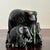 Ebony Mid-20th Century Brass Elephant Figure W/ Calves For Sale - Image 8 of 12
