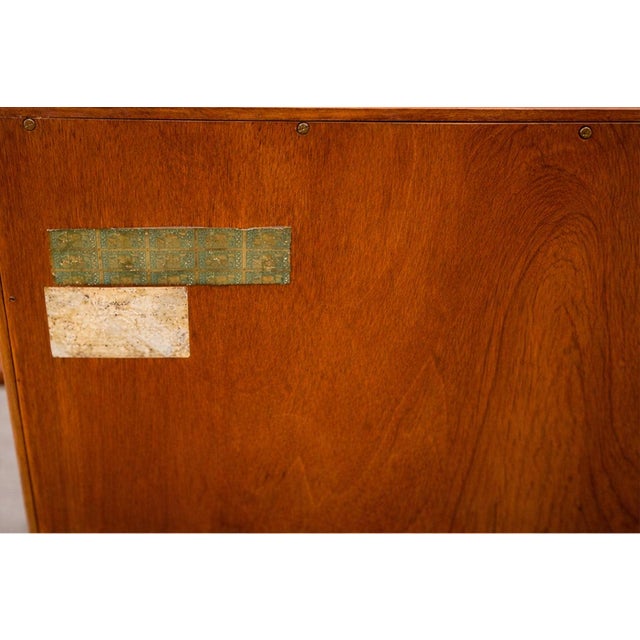 1950s Bar with Side Table in Hardwood & Glass, Branco e Preto, 1950s - Lot 383A For Sale - Image 5 of 14