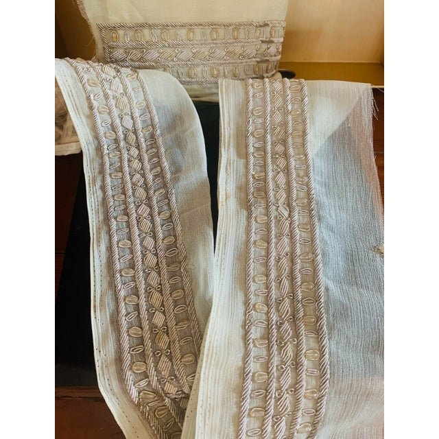 Antique Hand Beaded Trim From India. 4.58 Yards For Sale - Image 4 of 6