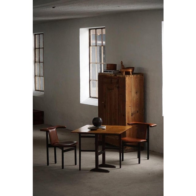 Antique Swedish Primitive Patinated Folk Art Cabinet in Pine, 1700s For Sale - Image 16 of 18