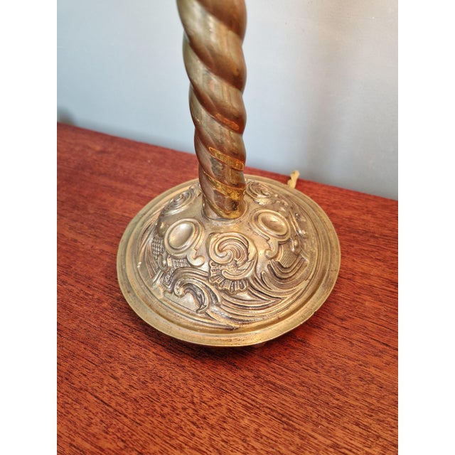 Bronze and Brass Table Lamps, 1890s, Set of 2 For Sale - Image 6 of 17