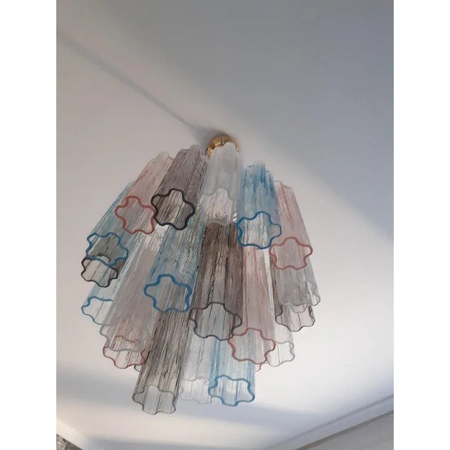 Contemporary Murano Glass Sputnik Chandelier Multicolors, Mazzega Style For Sale - Image 6 of 8