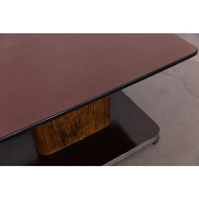 Vintage Art Deco Coffee Table with a Bakelite Tabletop, 1930s For Sale - Image 3 of 11