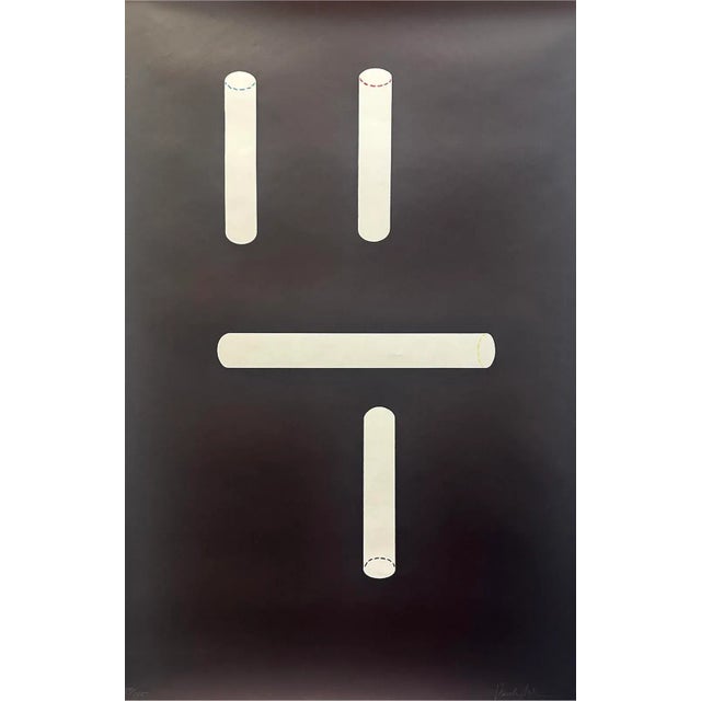 “4” Number Series Limited Edition Serigraph Poster Signed by Paula ...