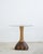 Contemporary Fused Crystal Glass and Walnut Side Table by Alexander Knysch For Sale - Image 3 of 8