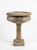 Neoclassical Vintage Neoclassical Cast Stone Garden Urn on Fluted Pedestal For Sale - Image 3 of 7