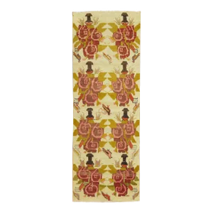 Floral Vintage Turkish Runner, 2'10'' X 7'4''