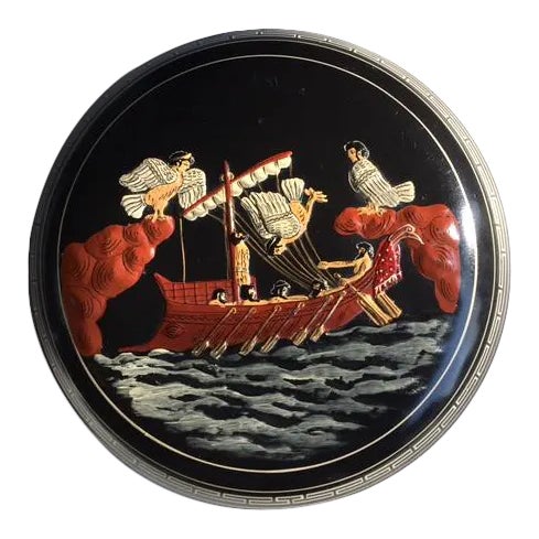 1960s Hand Made Greek Pottery Art Wall Decor For Sale