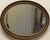 Scumble Finish Oval Mirror, 1890s For Sale - Image 3 of 7