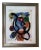 Mid 20th Century Abstract Expressionist Figurative Mixed-Media Painting by Peter Keil, Framed For Sale