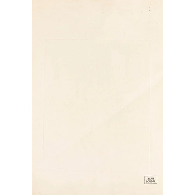 Lunch is an original contemporary artwork realized by the French artist Jean Boudal. Original etching on ivory paper. Mint...