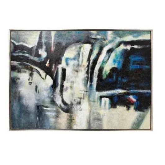 The Under The Bridge Hand Painted Original Art After hours of watching the flow of the rushing river, a pattern began to...