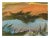 Vintage Hillside Lake Watercolor Landscape by Les Anderson For Sale In Monterey, CA - Image 6 of 7