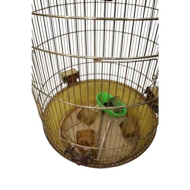 Vintage Space Age Fer Plast Birdcage Made in Italy C. 1970's For Sale - Image 17 of 17