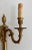 Metal Louis the 16th Style 3 Arms Bronze Wall Lights by Lucien Gau - A Pair For Sale - Image 7 of 13