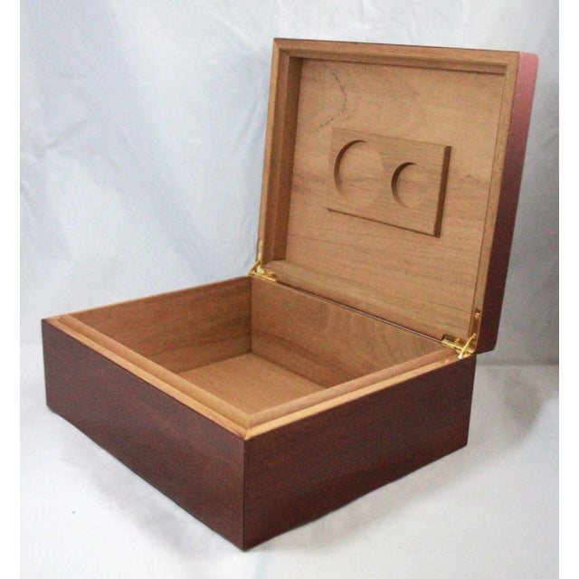 Wood Mid 20th Century Modern Wood Jewelry Box For Sale - Image 7 of 8