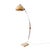 Goffredo Reggiani Space Age Arc Floor Lamp with Travertine Base attributed to Goffredo Reggiani, Italy, 1970s For Sale - Image 4 of 11