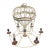 Late 19th Century Gilt Iron Hot Air Balloon Chandlier For Sale